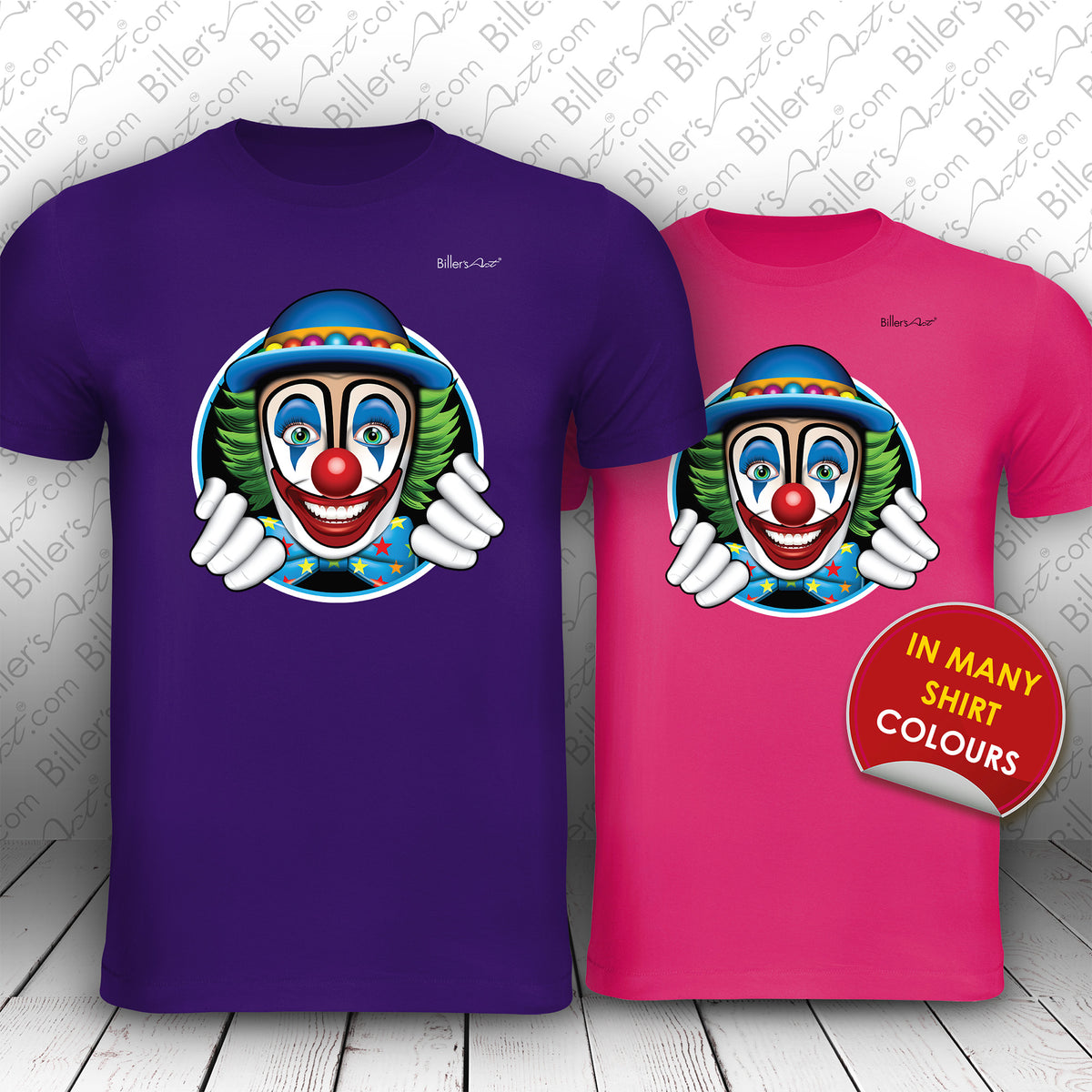 Happy Clown T-Shirt - Beach & Surf Leisure Wear