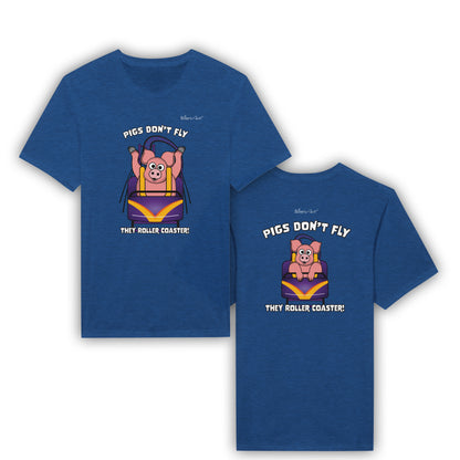 Pigs Don't Fly - Rollercoaster Womens' Slim Fit T-Shirt