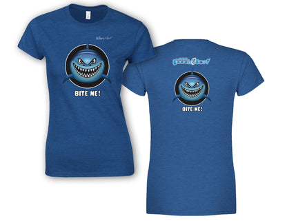 BEACH & SURF Leisure Wear - Bite Me Shark Womens Slim Fit T-Shirt