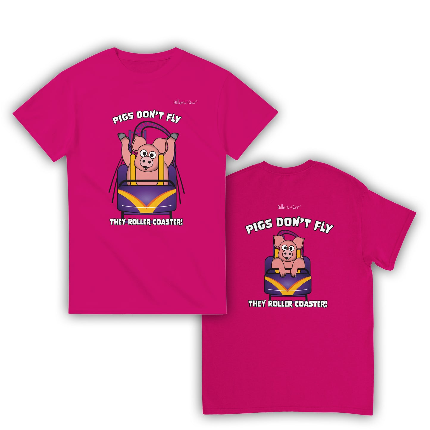 Pigs Don't Fly - Rollercoaster T-Shirt