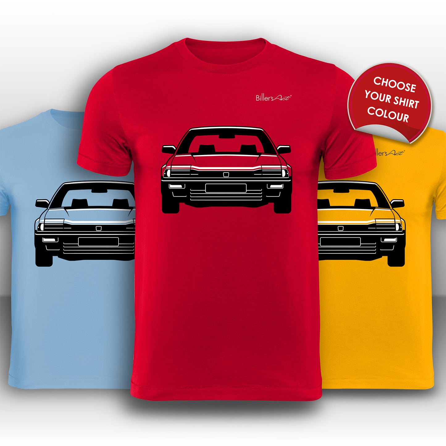 Honda Prelude Front View High Quality T-Shirt