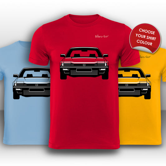 Honda Prelude Front View High Quality T-Shirt