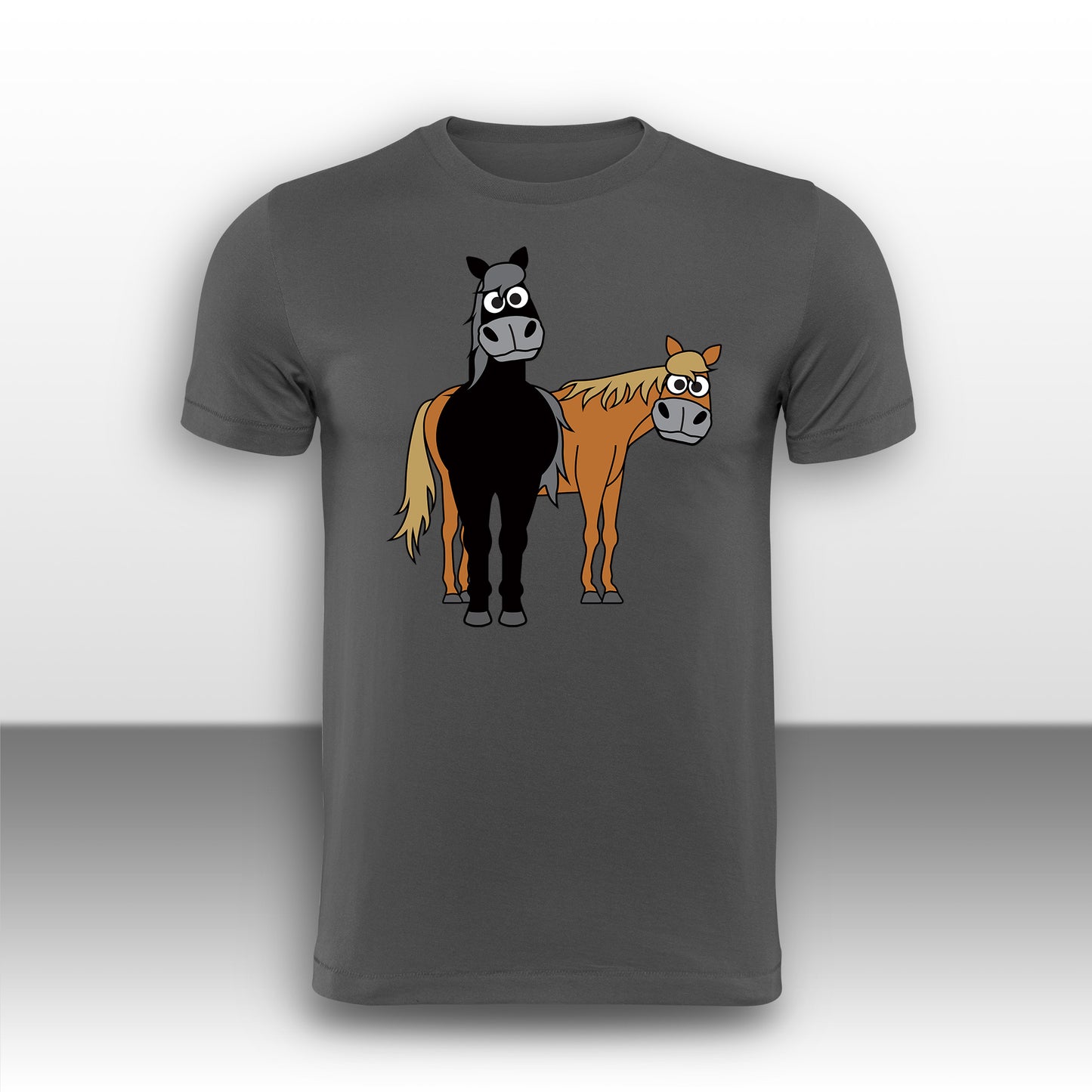 Happy Horse Paddock Adult T-Shirts from the Farm Yard Collection