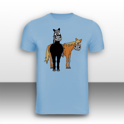 Happy Horse Paddock Adult T-Shirts from the Farm Yard Collection