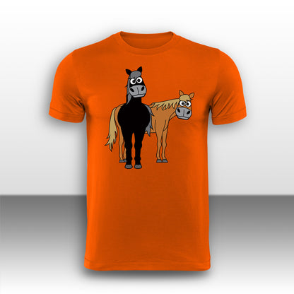 Happy Horse Paddock Adult T-Shirts from the Farm Yard Collection