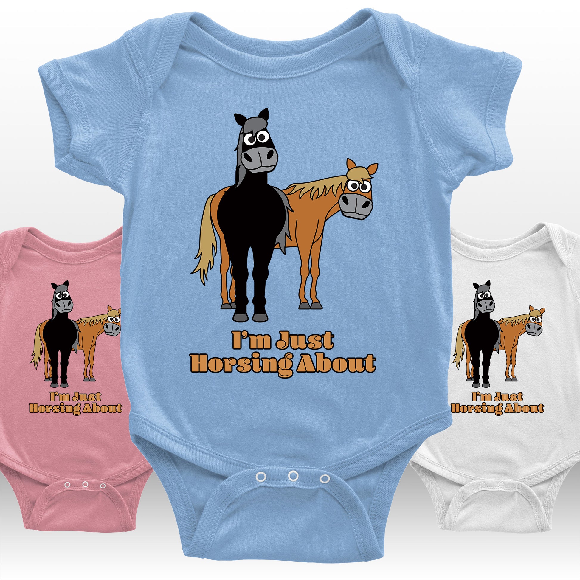 Horses Baby Grow