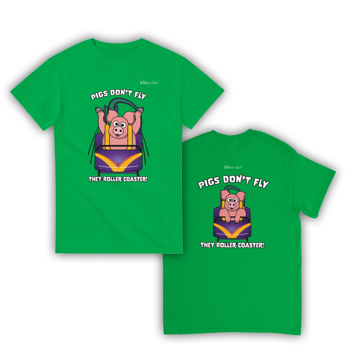 Pigs Don't Fly - Rollercoaster T-Shirt