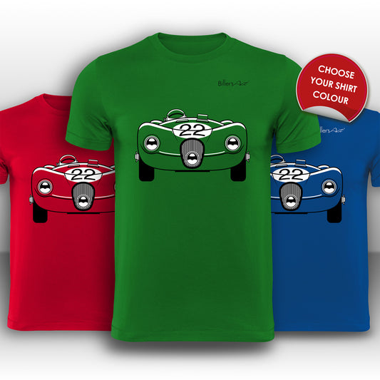 Jaguar C-Type 1951 Front View High Quality T-Shirt