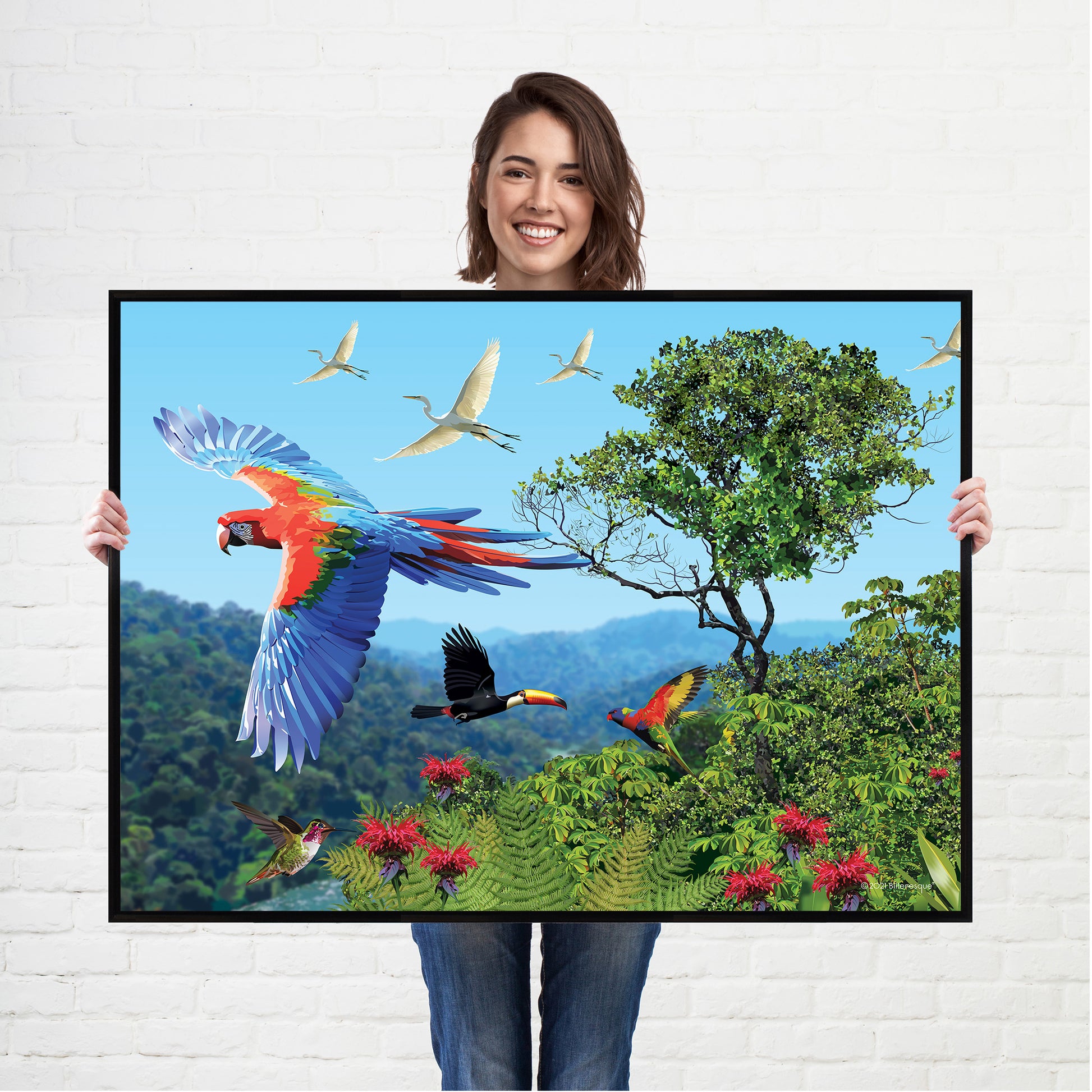 Jungle Birds Poster