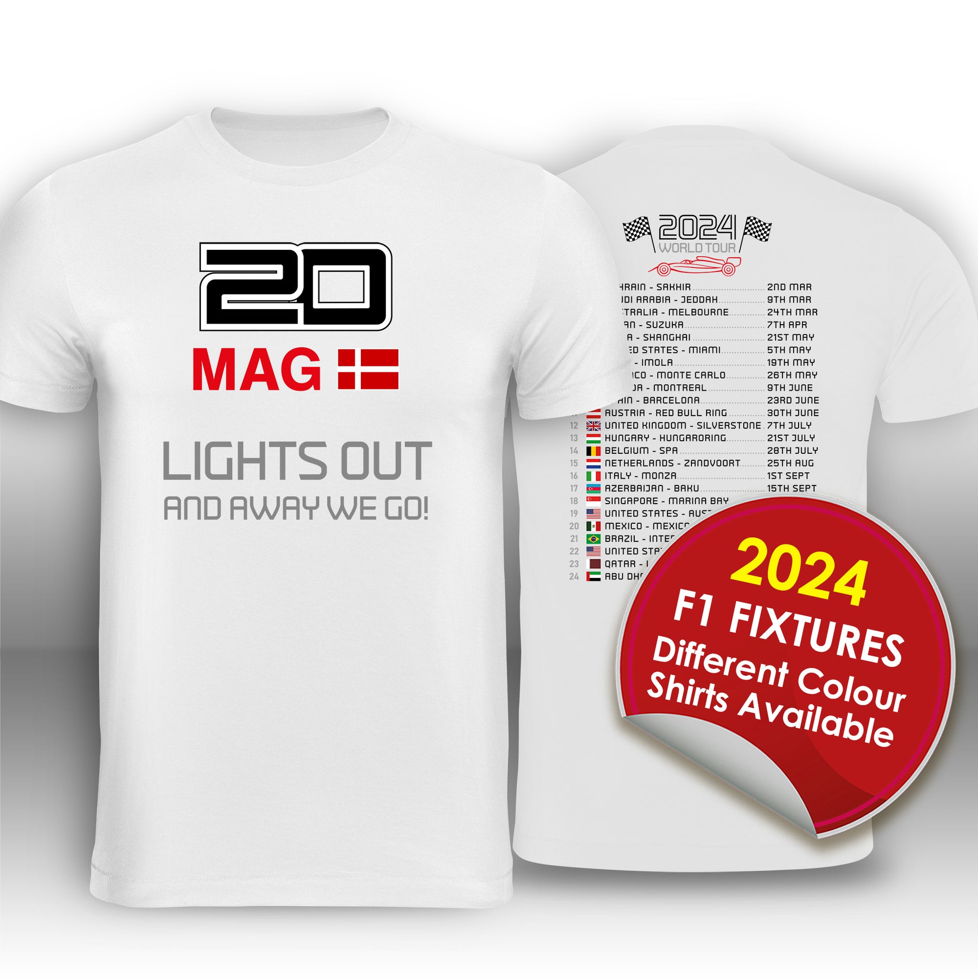 Kevin Magnussen Calendar T-Shirt