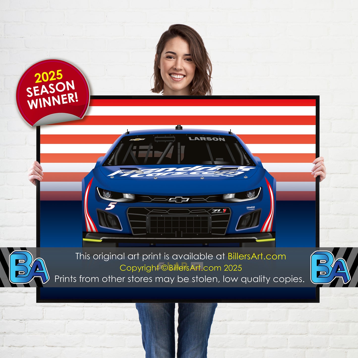 Kyle Larson Chevrolet ZL1 Hendrick Nascar Stock Car Racing 2025