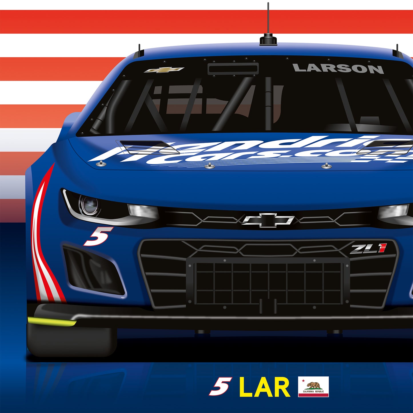 Kyle Larson Chevrolet ZL1 Hendrick Nascar Stock Car Racing 2025