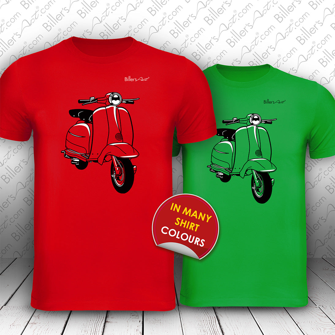 Motorcycle Scooter Duotone T-Shirt
