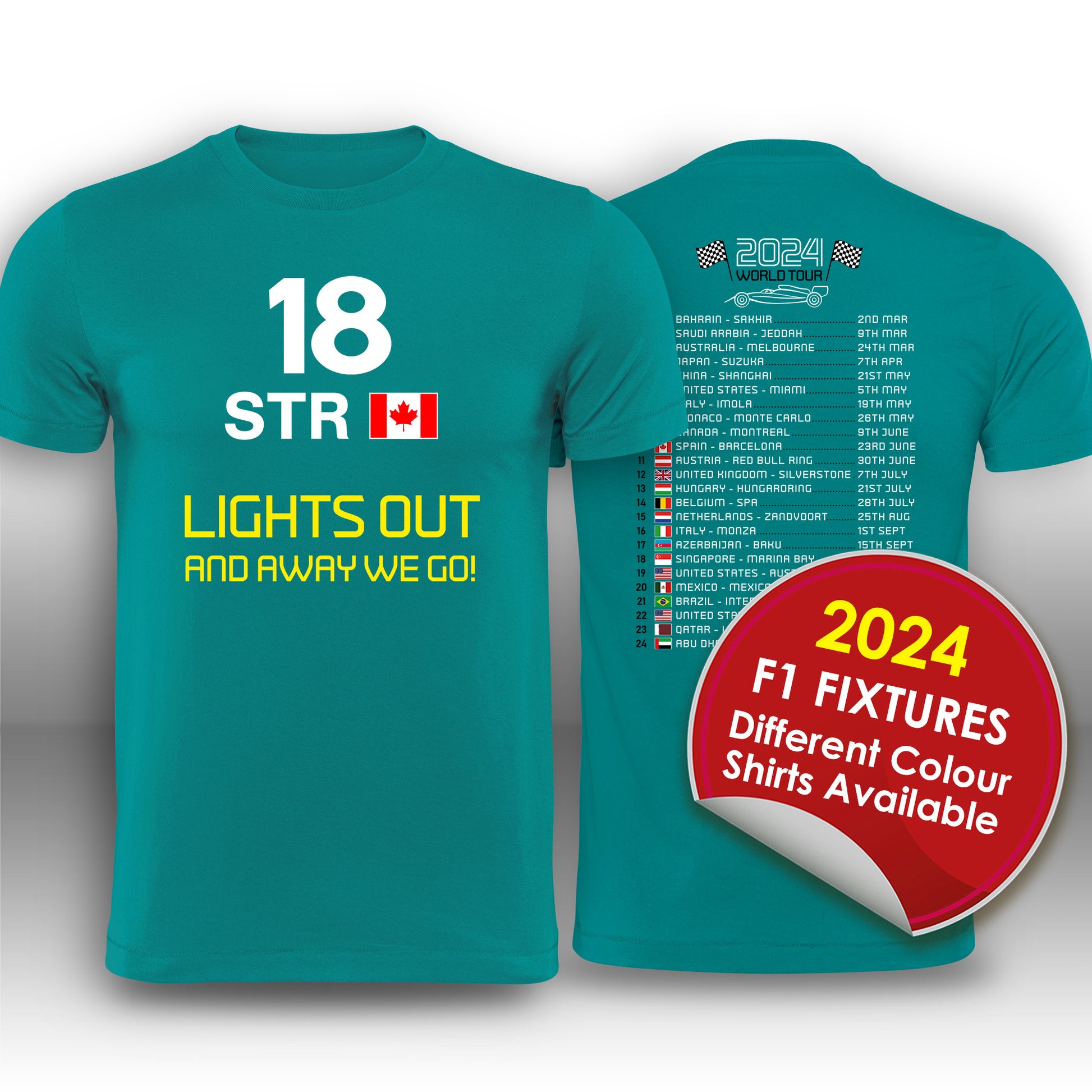 Lance Stroll Calendar T-Shirt