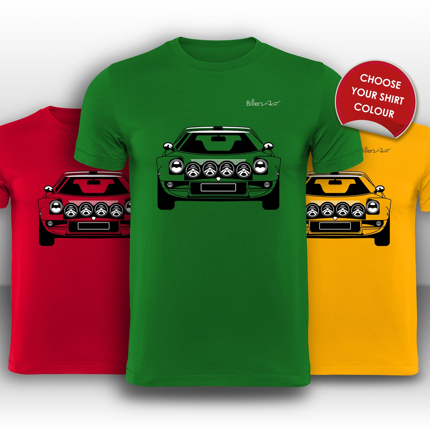 Lancia Stratos Rally Front View Super Cool T-Shirt