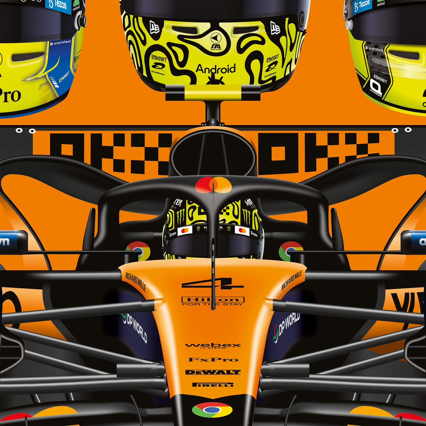 Lando Norris 2026 Formula 1 Celebration Print