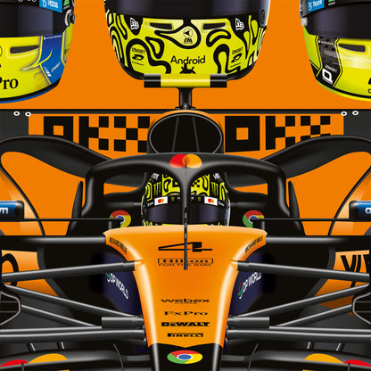 Lando Norris 2026 Formula 1 Celebration Print