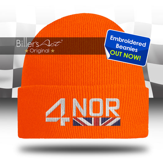 Lando Norris Embroidered F1 Beanie