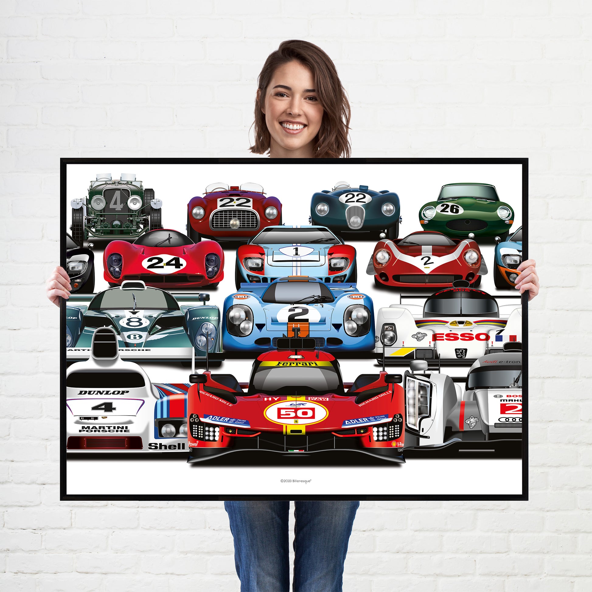 Endurance Racing Cars Poster