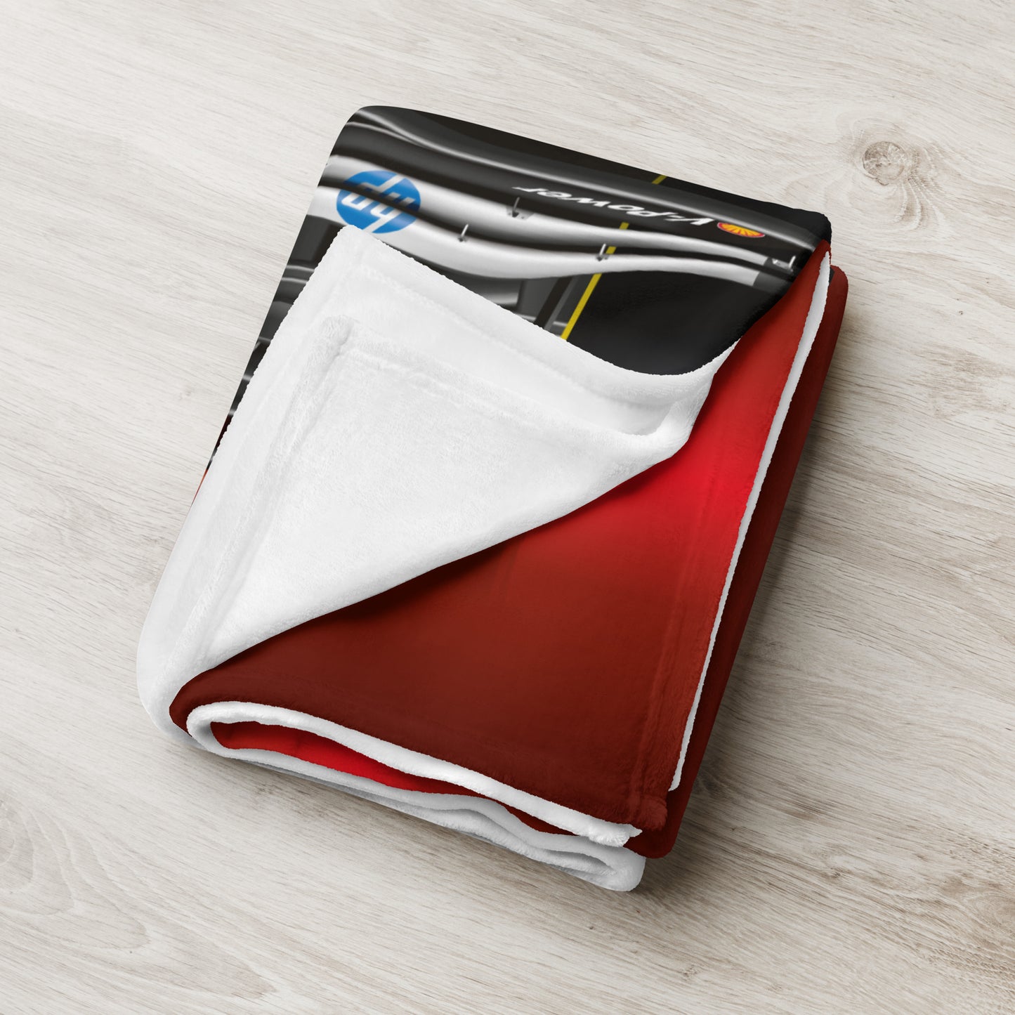 Lewis Hamilton Formula 1 Ferrari 2025 Racing Car Throw Blanket