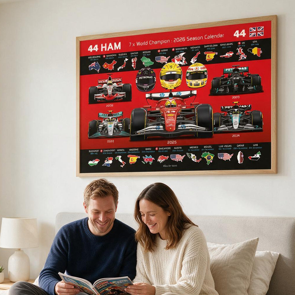 Lewis Hamilton 2026 Formula 1 Celebration Print