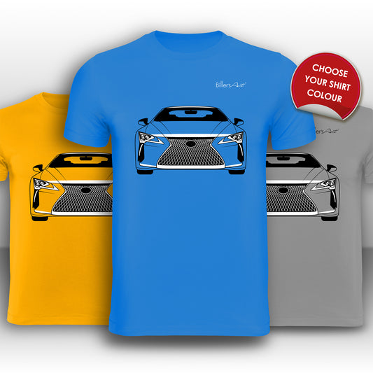 Lexus LC Front View High Quality T-Shirt
