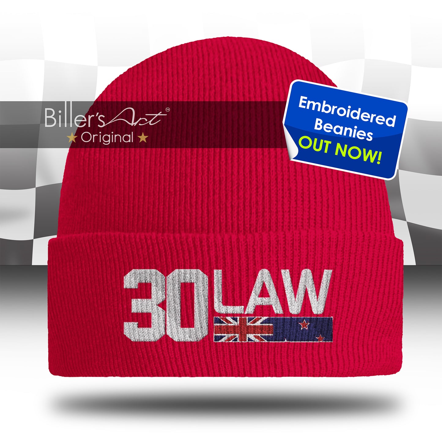 Liam Lawson Embroidered F1 Beanie