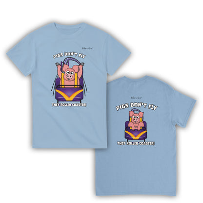 Pigs Don't Fly - Rollercoaster T-Shirt