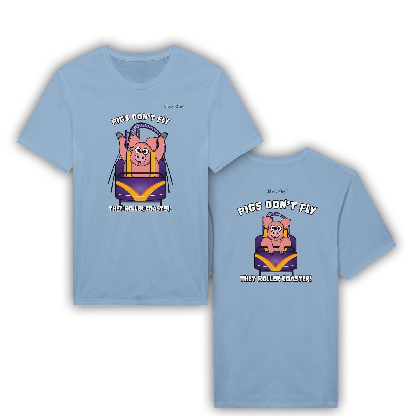 Pigs Don't Fly - Rollercoaster Womens' Slim Fit T-Shirt