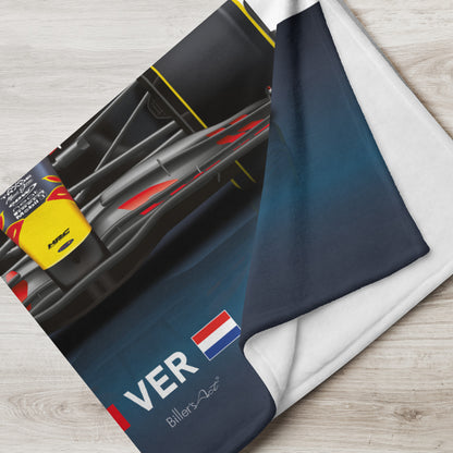 Max Verstappen Formula 1 Red Bull 2025 Racing Car Throw