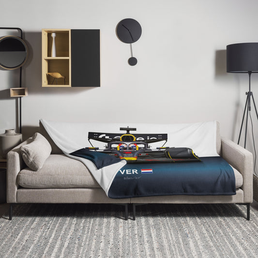 Max Verstappen Formula 1 Red Bull 2025 Racing Car Throw