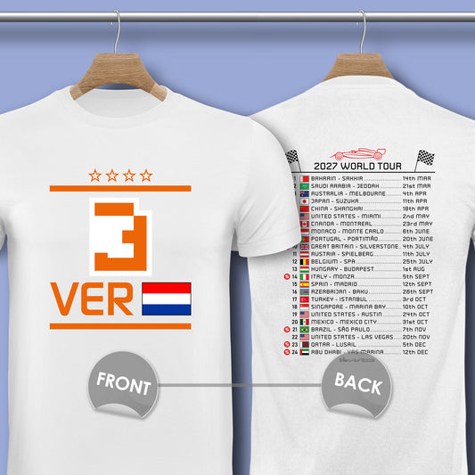 Max Verstappen F1 2027 Calendar T-Shirt
