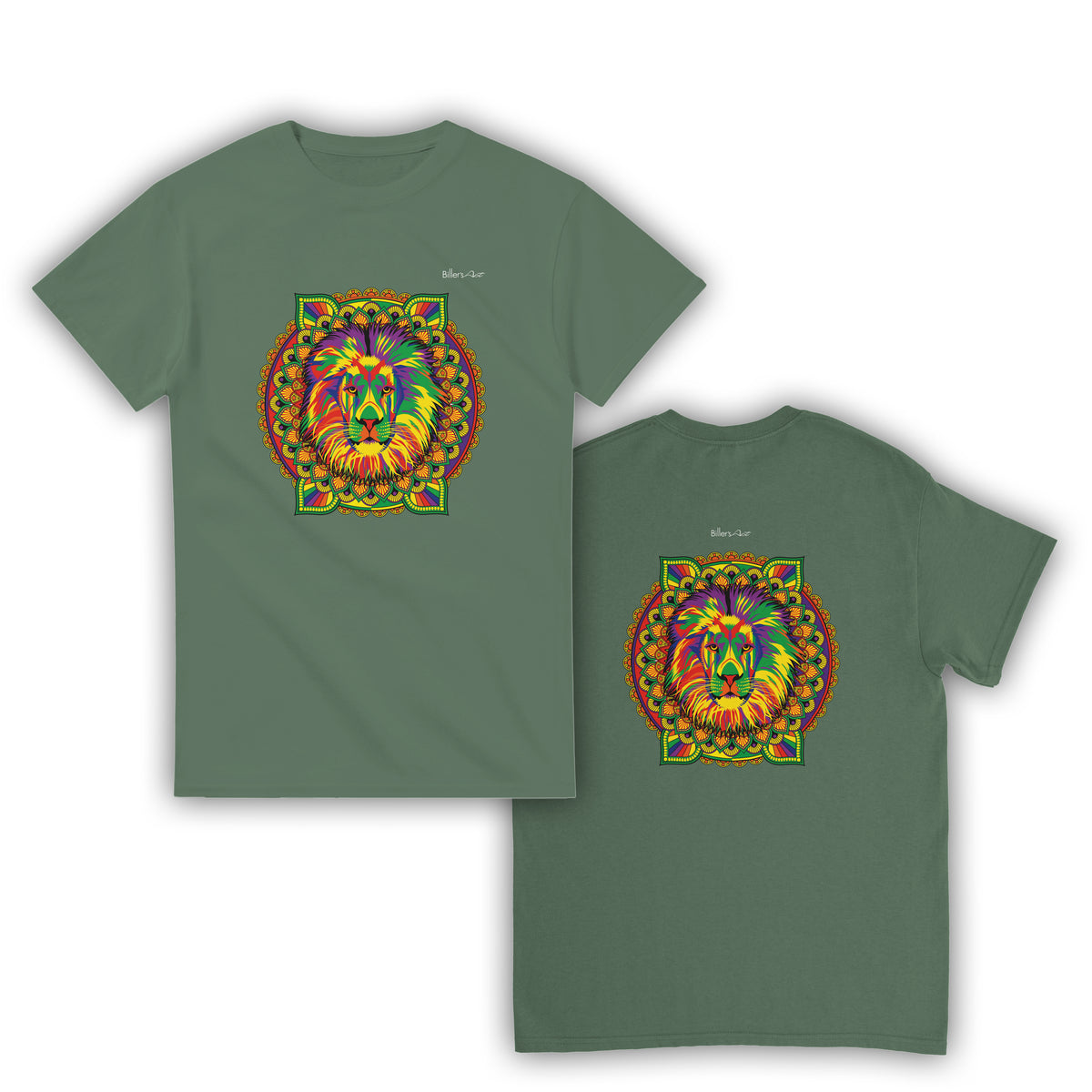 Spectrum Lion Mandala T-Shirt