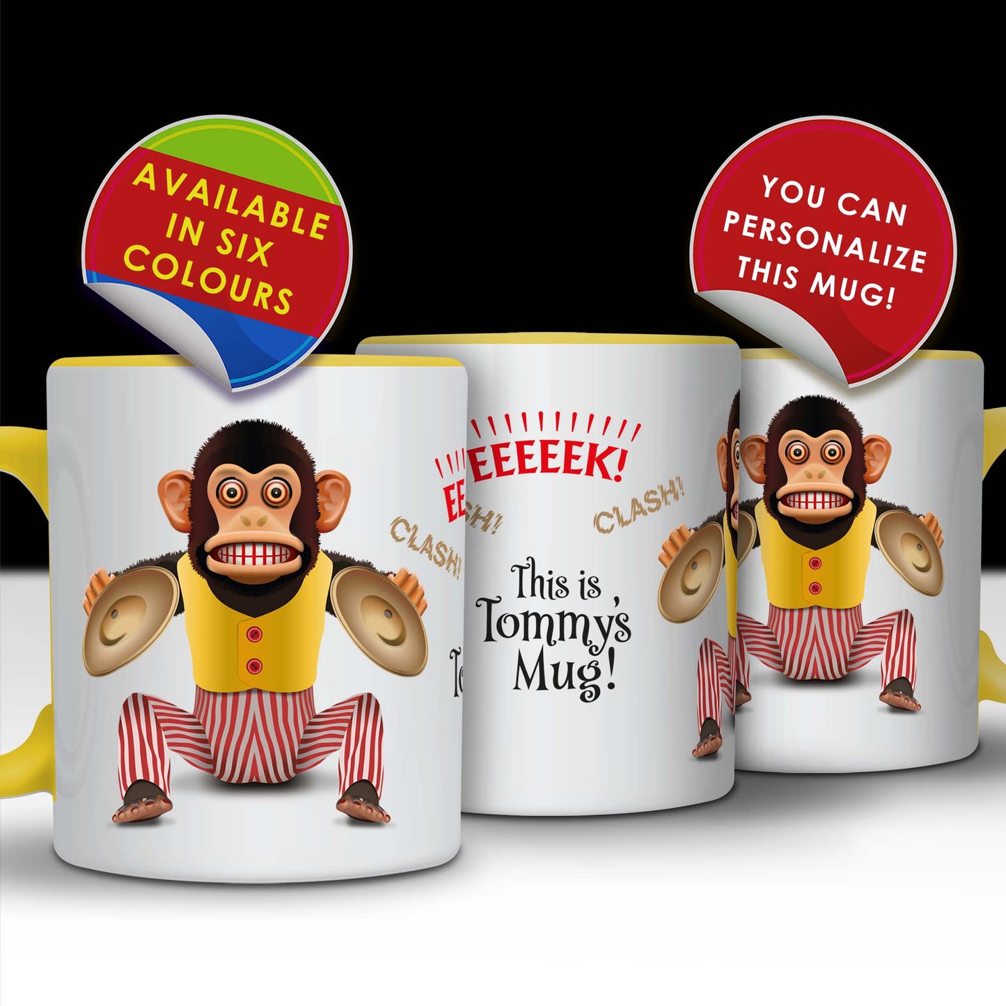 Custom Clapping Monkey Mug