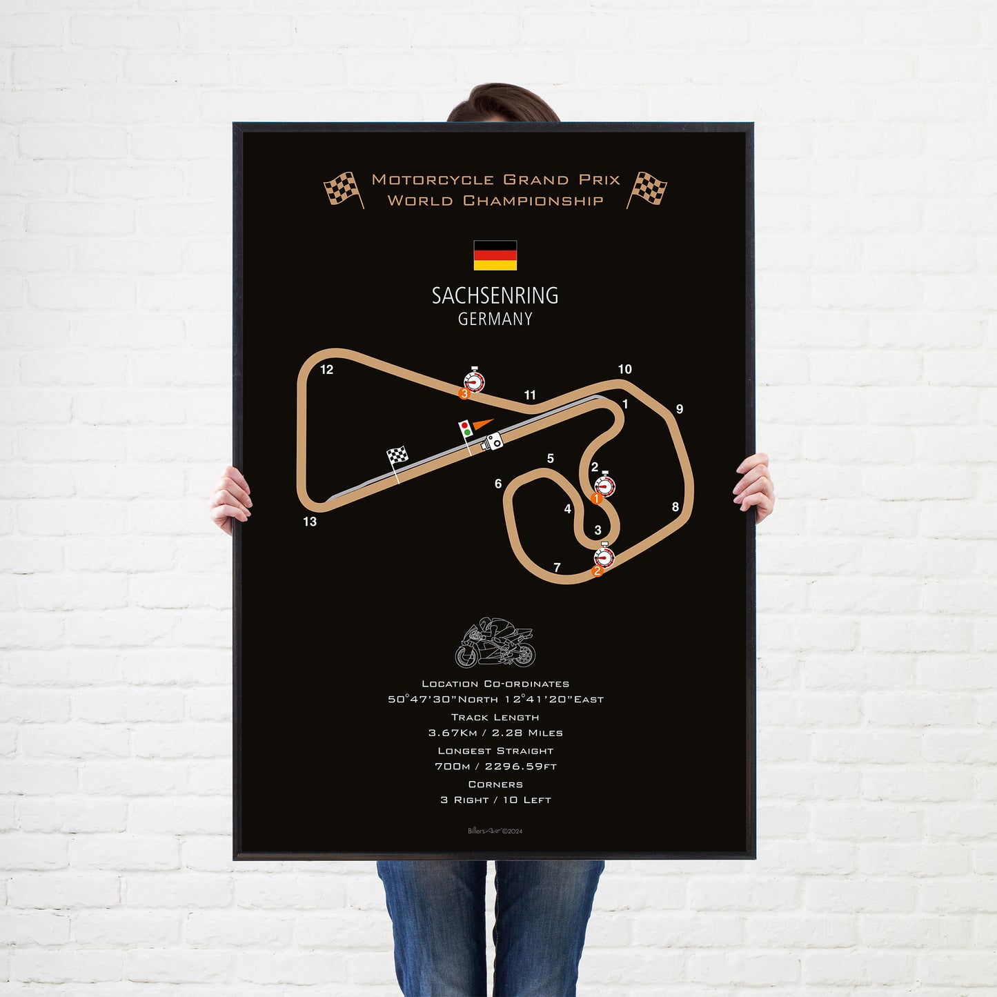 Motorcycle Racing Circuit Prints - MotoGP Circuits