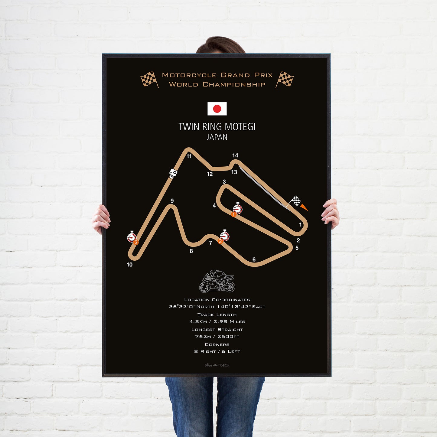 Motorcycle Racing Circuit Prints - MotoGP Circuits