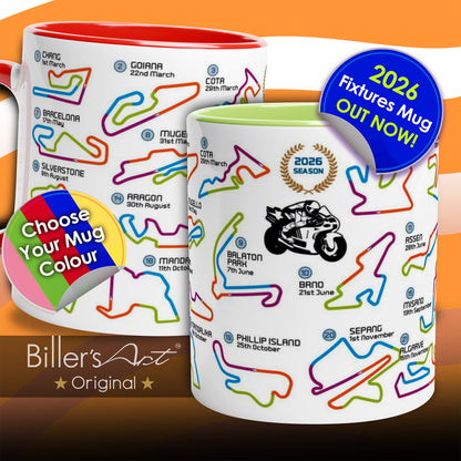 2026 MotoGP Circuit Calendar Mug