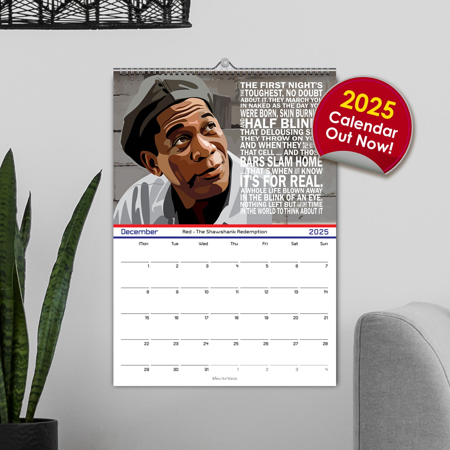 Movie Quotes 2025 Calendar - Film and Movie Calendar