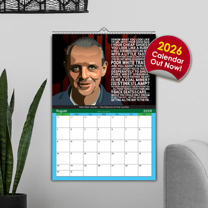 Movie Quotes 2026 Calendar - Film and Movie Calendar