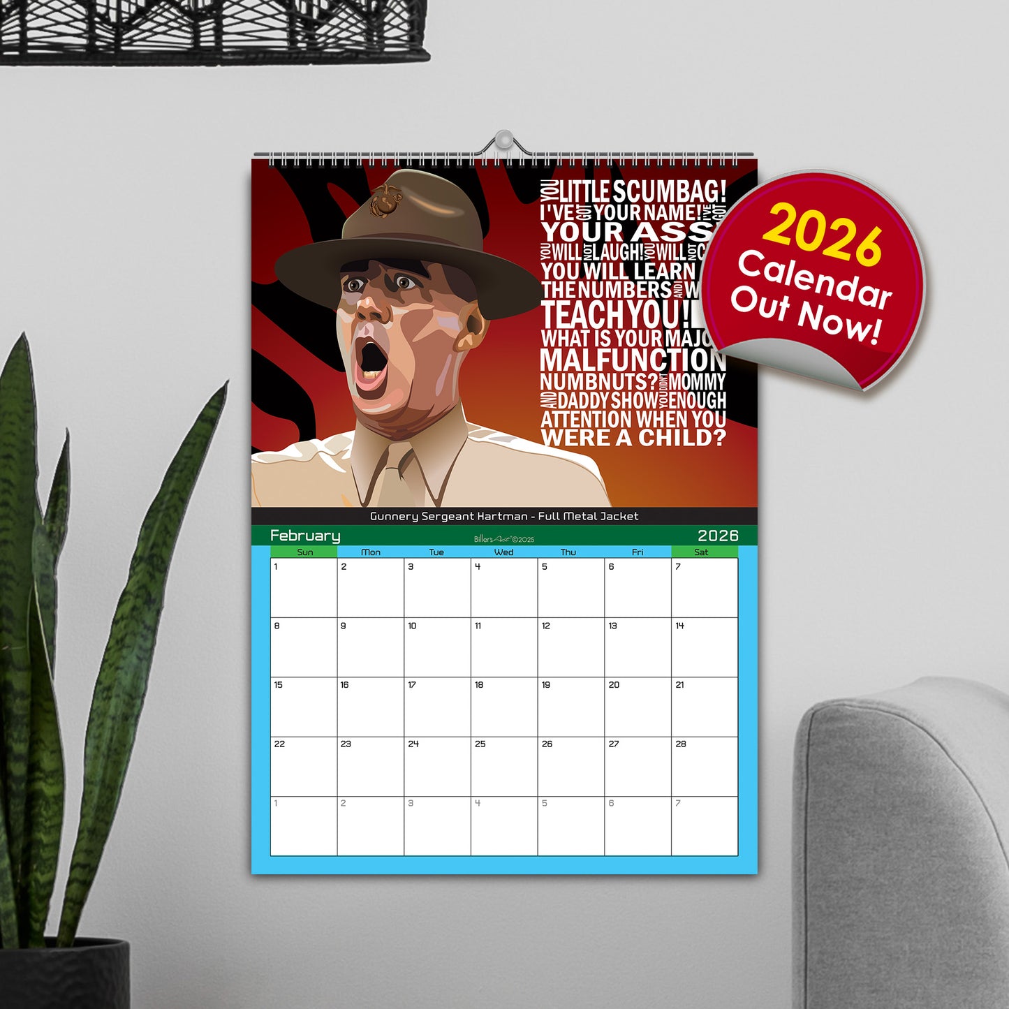 Movie Quotes 2026 Calendar - Film and Movie Calendar