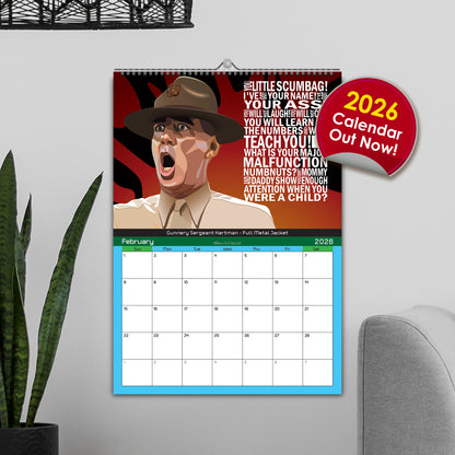 Movie Quotes 2026 Calendar - Film and Movie Calendar