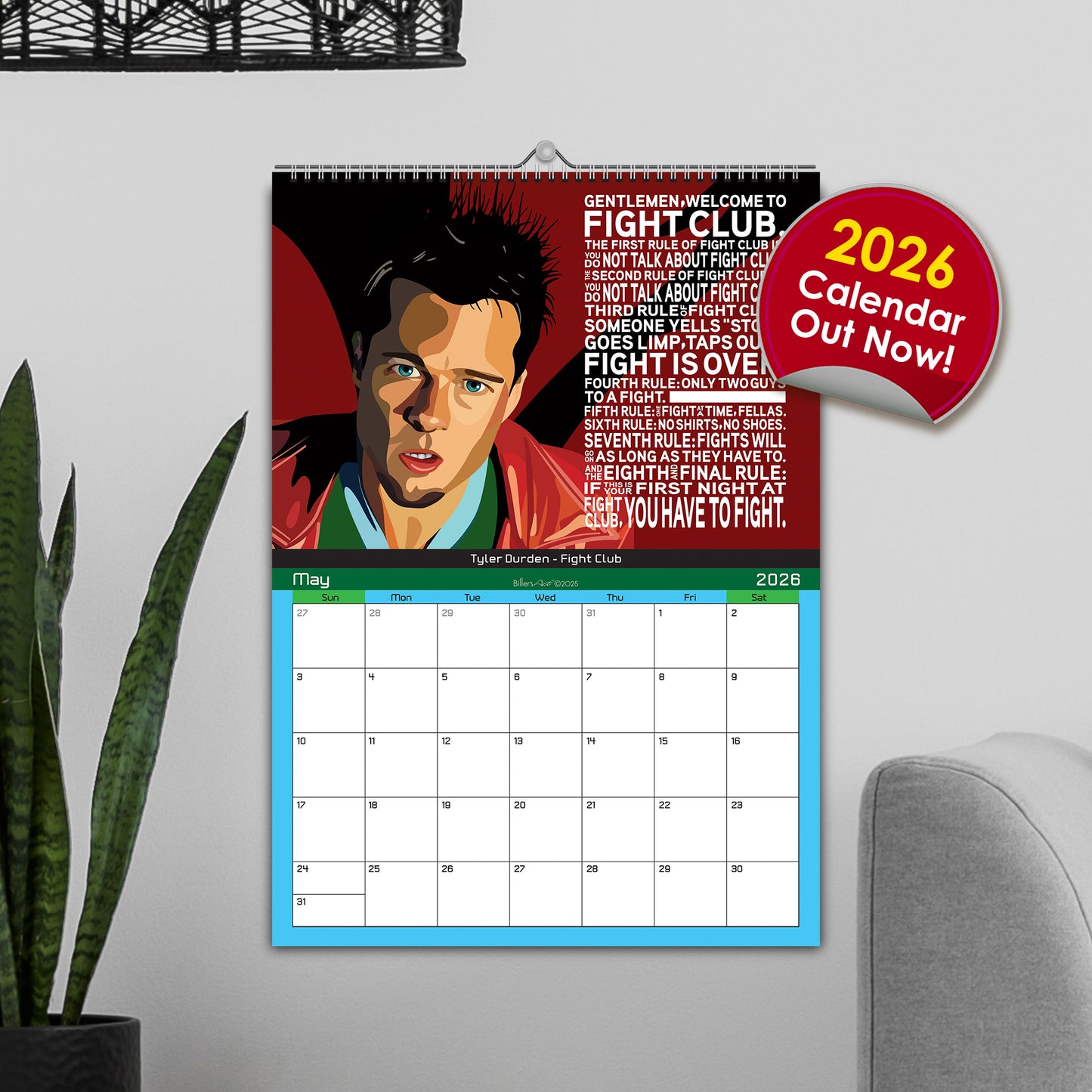 Movie Quotes 2026 Calendar - Film and Movie Calendar