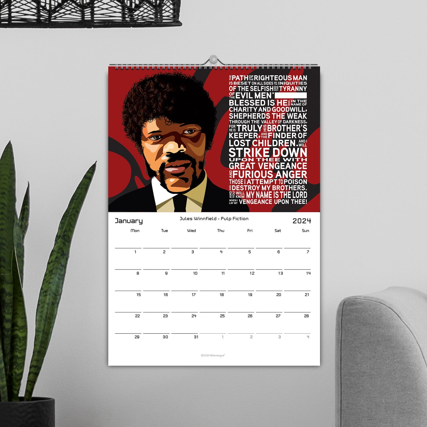 Movie Quotes 2024 Calendar - Film and Movie Calendar