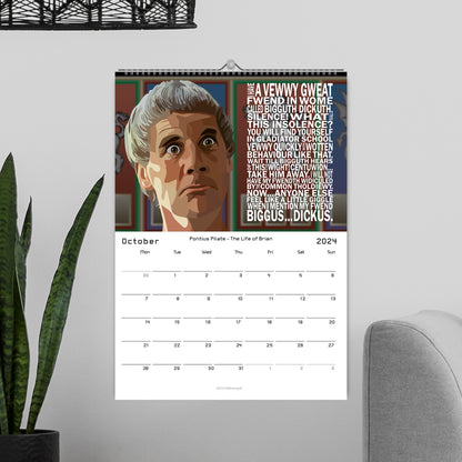 Movie Quotes 2024 Calendar - Film and Movie Calendar