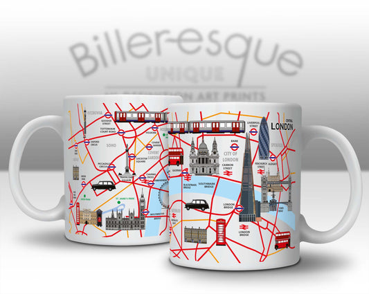 London Map Mug