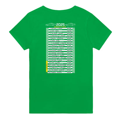 Stock Car Racing T-Shirt - with 2025 Fixtures