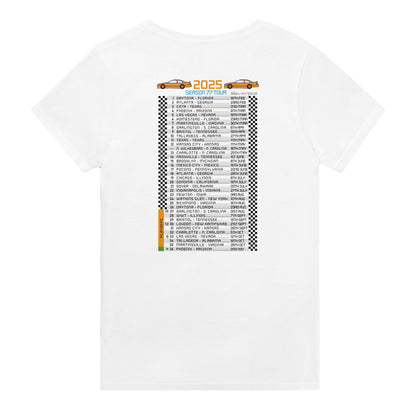Stock Car Racing T-Shirt - with 2025 Fixtures