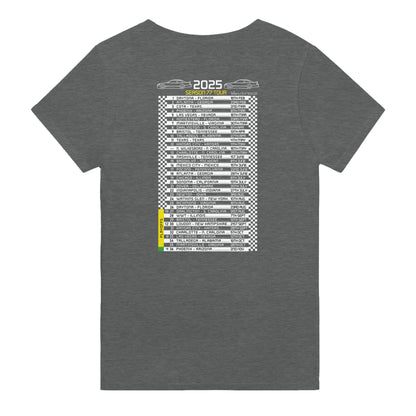Stock Car Racing T-Shirt - with 2025 Fixtures