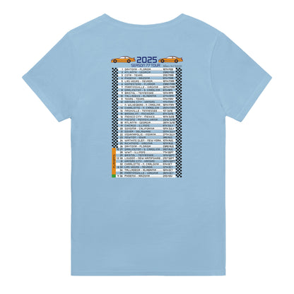 Stock Car Racing T-Shirt - with 2025 Fixtures