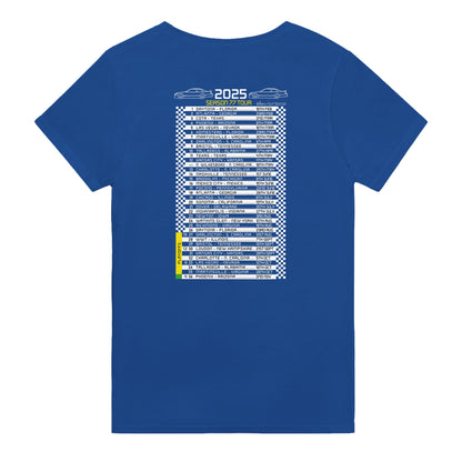 Stock Car Racing T-Shirt - with 2025 Fixtures